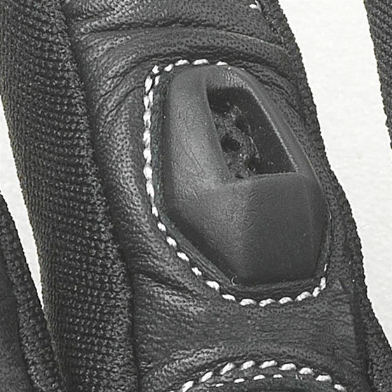 Rękawice motocyklowe damskie BUSE Misano czarne 07