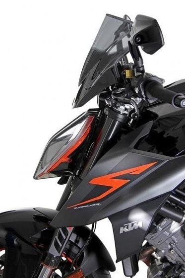 Motorcycle Windshields MRA KTM 1290 SUPER DUKE R, 2017-, form NRM, smoke