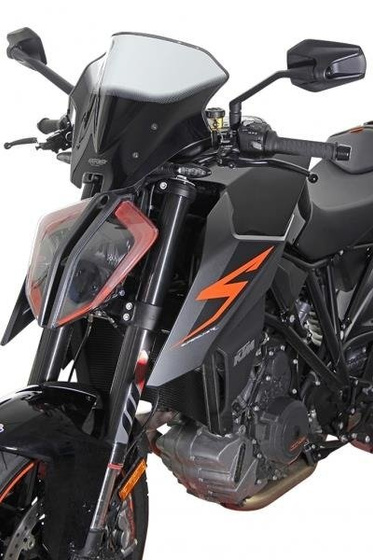 Szyba motocyklowa MRA KTM 1290 SUPER DUKE R, KTM SUPERDUKE, 2017-, forma NRM, bezbarwna