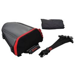 "HENLYBEGINS" SEAT BAG 4L DH-708 RED/CARBON