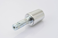 BAR END, HEAVY WEIGHT REVOLVER M8 SILVER