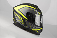 Kask Motocyklowy LAZER RAFALE Hexa (kol. Czarny - Żółty - Matowy) rozm. XS