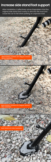 LOBOO Nakładka na stopkę boczną do BMW R1200/1250GS ADV (10.3.03072.001.11)