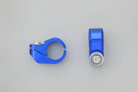 CLAMP SET(2PCS) FOR HANDLEBAR BRACE BAR, 22.2MM, BLUE