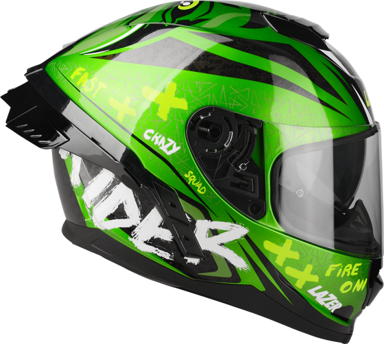 Kask Motocyklowy LAZER RAFALE SR Oni Zielony (kol. Czarny - Zielony) rozm. XS