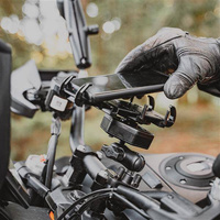 RAM-B-149Z-A-PD4-462 RAM® Quick-Grip™ XL Phone Mount with Vibe-Safe™ & U-Bolt Base - Short