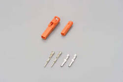 Zestaw konektorów  2P  pomarańczowy  050-Typ do kierunkowskazów HONDY