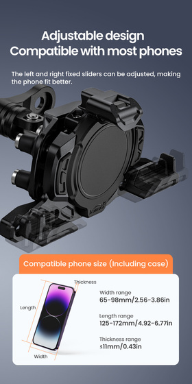 LOBOO Uchwyt na telefon PH02S (13mm) (10.3.08002.136.11)