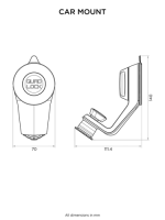 Quad Lock® Windscreen / Dash Car Mount