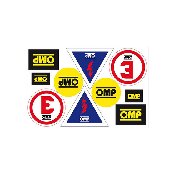 OMP Racing Sticker Sheet