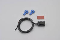 Włącznik/wyłącznik suwakowy w kolorze czarnym