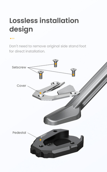 LOBOO Nakładka na stopkę boczną do TRIUMPH Tiger 900RALLY PRO (2021-) (10.3.03911.001.11)