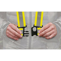 91410 X-Belt, safety reflective cross belt – Yellow