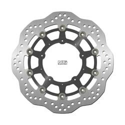 NG TARCZA HAMULCOWA PRZÓD HONDA ADV 750 '17-'18, X-ADV 750 '17-'22 (296X108X4MM) (5X6,00MM) WAVE PŁYWAJĄCA (ŚRODEK ALUMINIOWY)