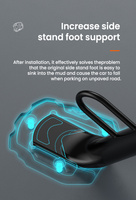 LOBOO Nakładka na stopkę boczną do SUZUKI V-Strom 1050/XT, V-Strom 1000/XT, SUZUKI GSX-S 1000F, SUZUKI GSX-S 750, SUZUKI GSR 750