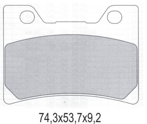 GALFER KLOCKI HAMULCOWE KH182 SPIEK METALICZNY (ZŁOTE) STREET WYPRZEDAŻ