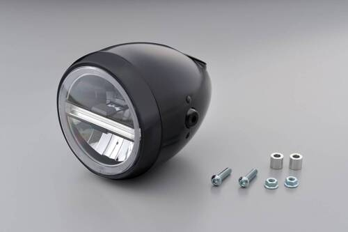 LED HEADLIGHT"NEOVINTAGE" BLACK