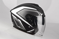 Kask Motocyklowy LAZER TANGO Hexa (kol. Czarny - Biały - Matowy) rozm. L