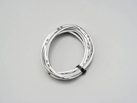 colored wire, AVS0.75, white/black, 2m