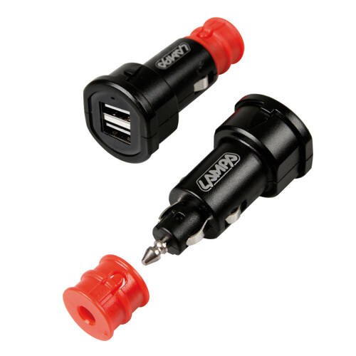 38881 Uni-Tech, 2 Usb ports universal charger - Fast Charge - 2700 mA – 12/32V