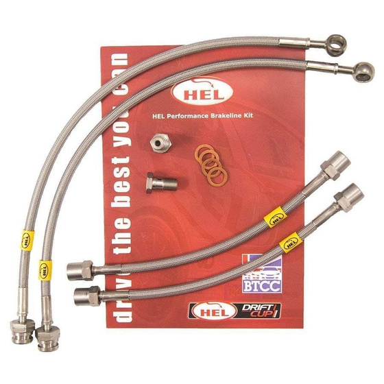 Stainless Braided Brake Lines HEL for Opel Astra F 1.6 Estate 1991-1998