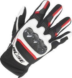 Motorcycle Gloves BUSE Safe Ride black/white/red