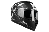 Kask Motocyklowy LAZER RAFALE EVO Roadtech (kol. Czarny - Biały - Matowy) rozm. L