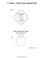 Adapter z 1" kulką standard Ram Mount