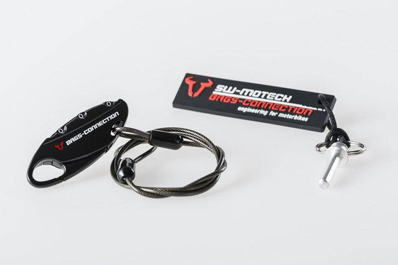 PIN BLOKUJĄCY ORAZ LINKA ZABEZPIECZAJĄ TANK BAG EVO SW-MOTECH BLACK