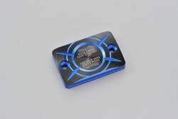 SQUARE MASTER CYLINDER TANK CAP, HONDA(B), BLUE