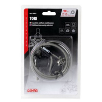 90601 Tory, multifunction security cable lock - 90 cm