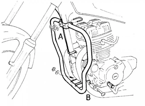 Honda CB Two-Fifty (1996-1999) engine guard