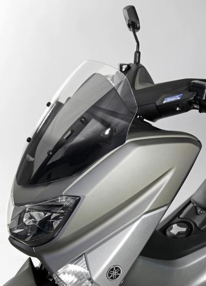 Motorcycle Windshields MRA YAMAHA NMAX 125 / 150, SE93 , SG43, 2016-, form T, smoke