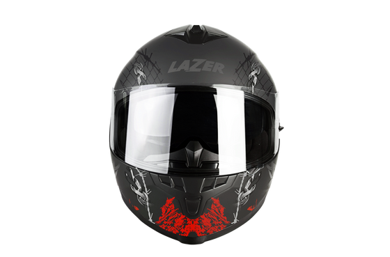 Kask Motocyklowy LAZER VERTIGO EVO Pitbull (kol. Szary - Biały) rozm. 2XL