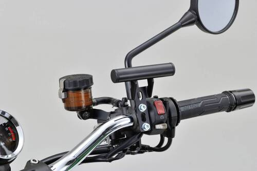 92746 MOUNT BAR 100MM Ø22.2MM BLACK MASTER CYLINDER CLAMP TYPE