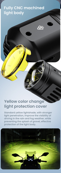 LOBOO L7 światło drogowe i mijania pomocnicze tylko dla VOGE DS525X (10.1.01821.001.01)