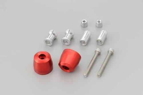 BAR END PINO-3 14-19MM RED