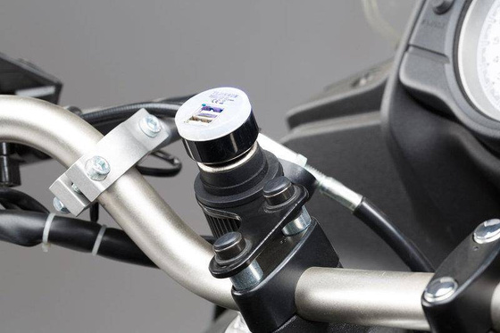 SW-MOTECH Dual USB 12V Cigarette Style Power Adapter