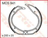 TRW LUCAS BRAKE SHOES (200X25MM) (861)