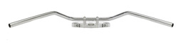 TRW LUCAS STEEL HANDLEBAR 25.4MM ROADSTAR MEDIUM CHROME (WITH INDENTATIONS FOR CABLES)