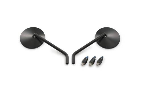 D-MIRROR-10 MARU2/ROD ABS+STEEL, PAIR(L/R) E-MARKED