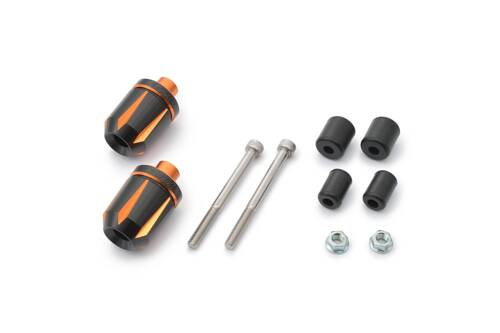 HANDLEBAR END "TKM-2" ORANGE / 2PCS