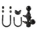 RAM-B-309-8U Motorcycle Brake/Clutch Reservoir & Handlebar Double Ball Base