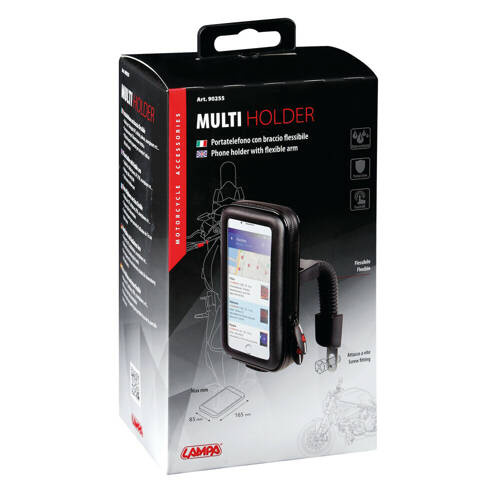 90255 Multi Holder Evo, phone holder with flexible fixing arm