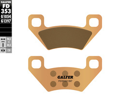 GALFER KLOCKI HAMULCOWE KH395 SPIEK METALICZNY (ZŁOTE) ATV