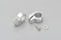 Zestaw zacisków do wspornika kierownicy  22.2mm  srebrny