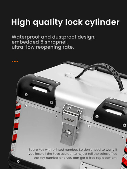 LOBOO TIBET Kufry boczne srebrne 35+28L (10.5.03351.010.21)