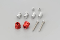 BAR END PINO-2 14-19MM RED