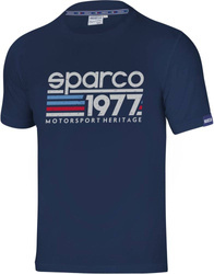 Mens Tshirt Sparco 1977 navy