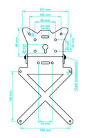 90144 X-Plate licence plate holder